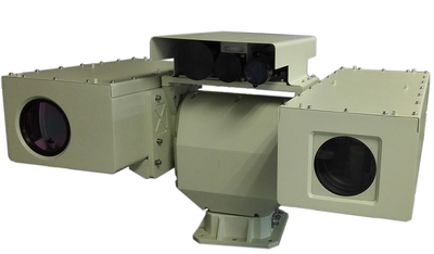 نظام الكاميرا الحرارية المبردة للمراقبة PTZ متعدد المستشعرات طويل المدى للغاية